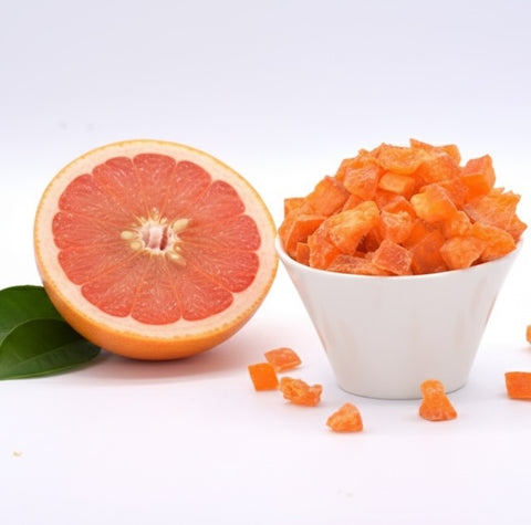 Cascara de Toronja Deshidratada en Cubos